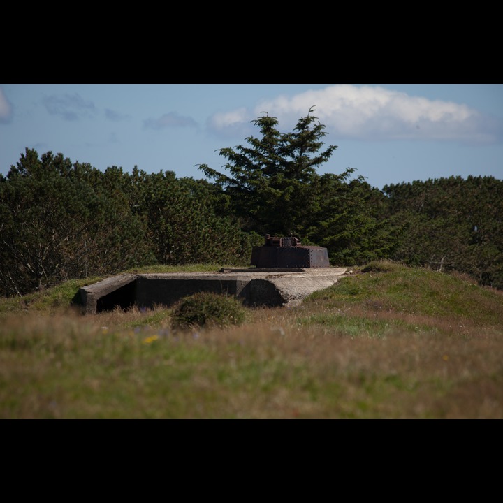 German WWII fortifications at Østhassel built to defend against an anticipated landing on the beaches of Lista.