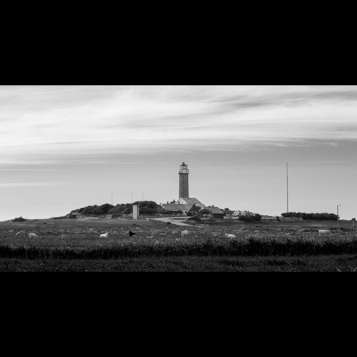 Lista Lighthouse at Gunnarshaug at the southwest corner of the Lista peninsula