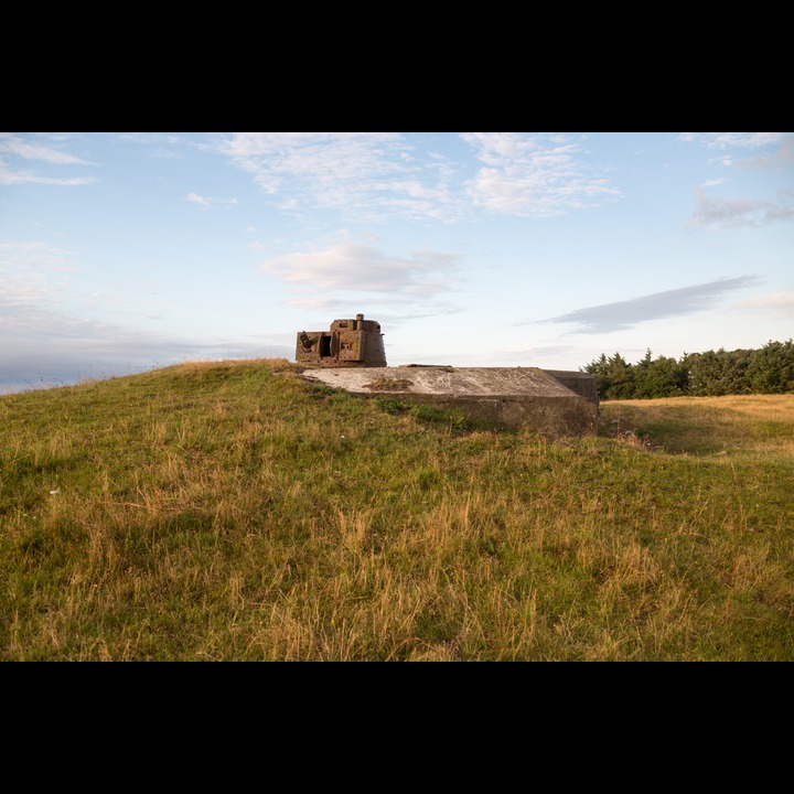 Another Flamingo turret at Østhassel. These turrets were modified from tanks that were found unsuitable in the battlefield