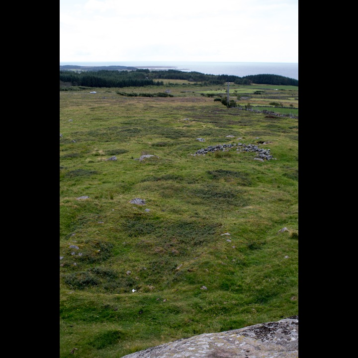 Remains of the long-house at Penne