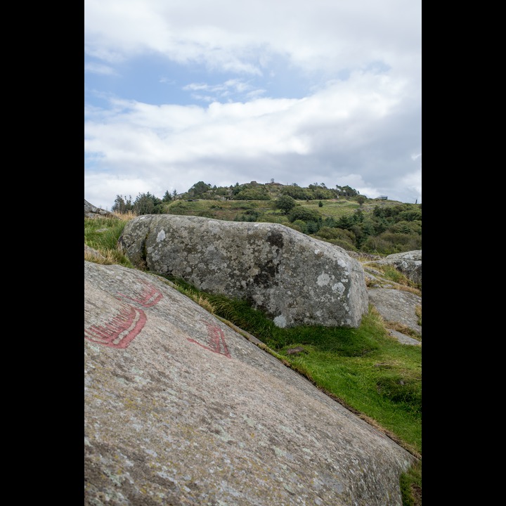 Rock carvings at Penne