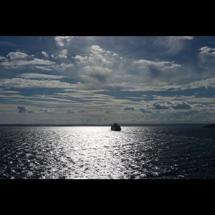 Vacation over! On the Horten - Moss ferry