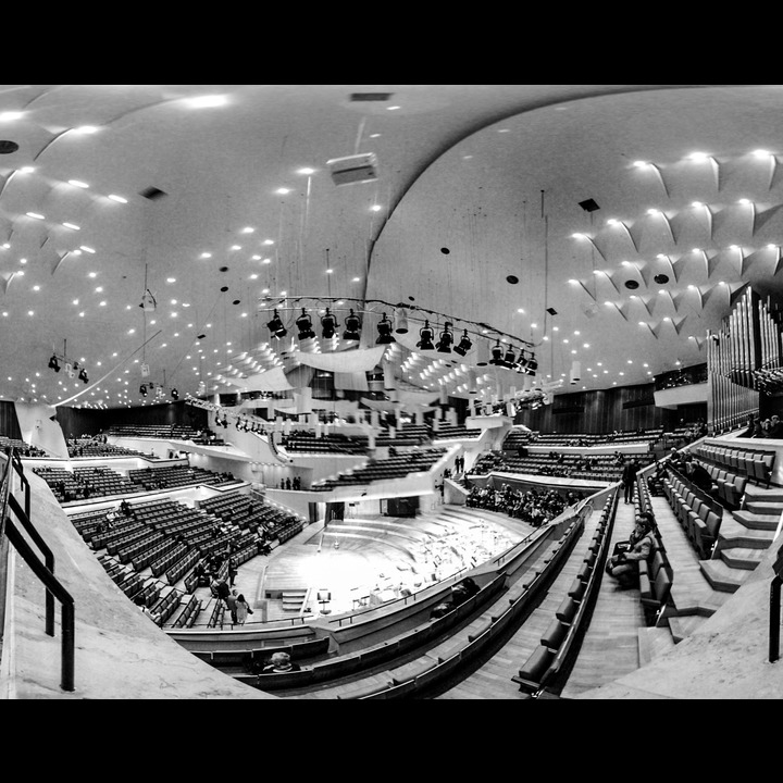 Philharmonie Berlin before the concert - St. John's Passion