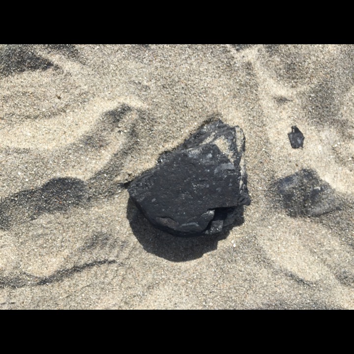 A piece of coal from an early 20th century wreck near Loshavn, washed ashore at Kviljoodden