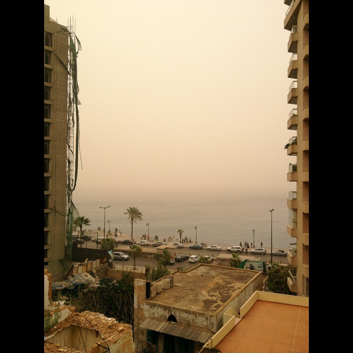 Sandstorm at Ain el Mraisseh
