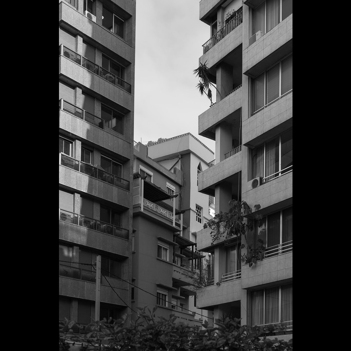 This is happening to buildings from before the war all over Ras Beirut