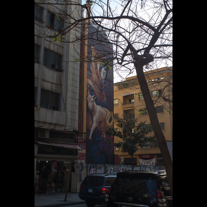 Wall painting on Rue Hamra