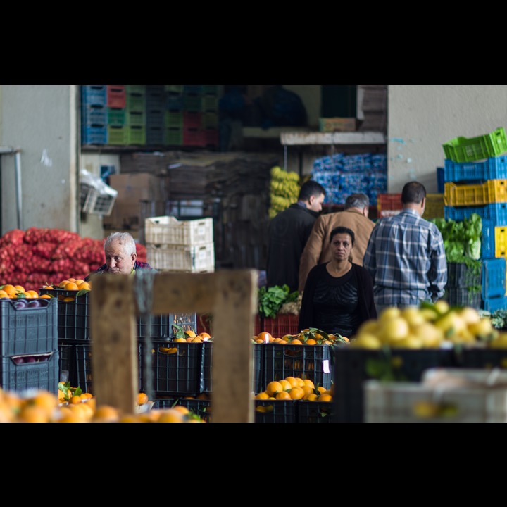 From the fruit and vegetable wholesale market in Saida