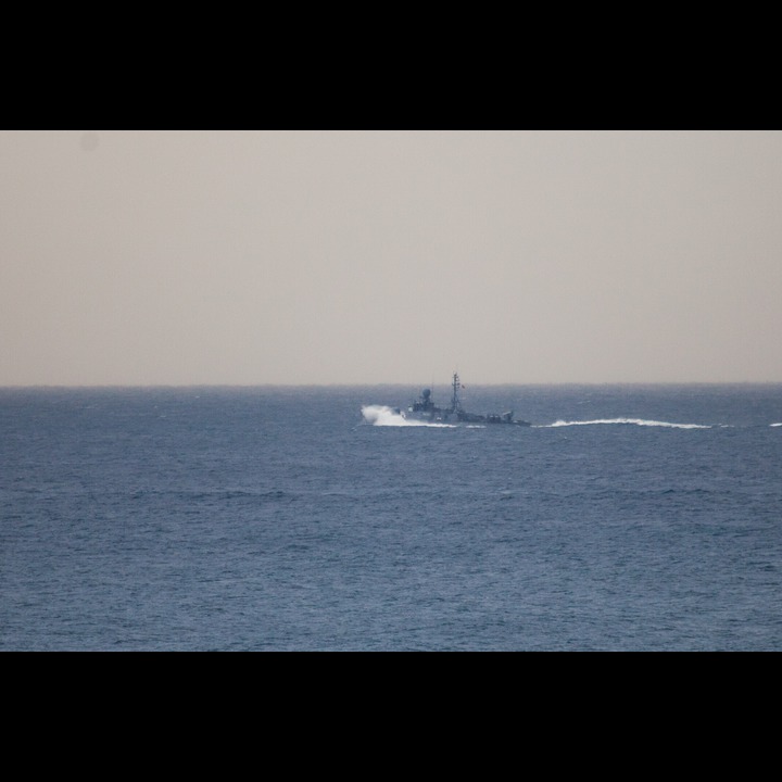 A UNIFIL MTF patrol on its way to enforce Security Council resolution 1701