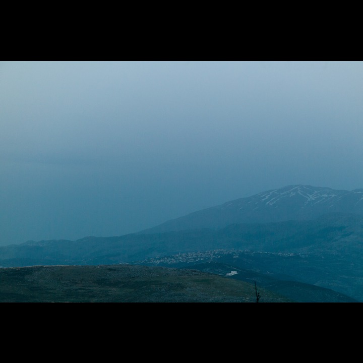 Mount Hermon (Jabal el SHeikh) at dusk
