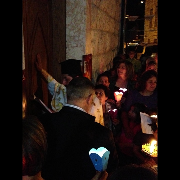 The ritual opening of the tomb - Greek Orthodox Easter at Ibl el Saqi