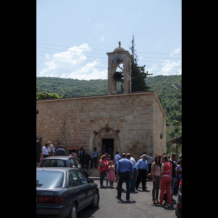 The church in Abou Qamha on St. George's Day