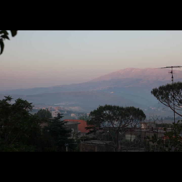 Mount Hermon (Jabal el Sheikh) at dusk