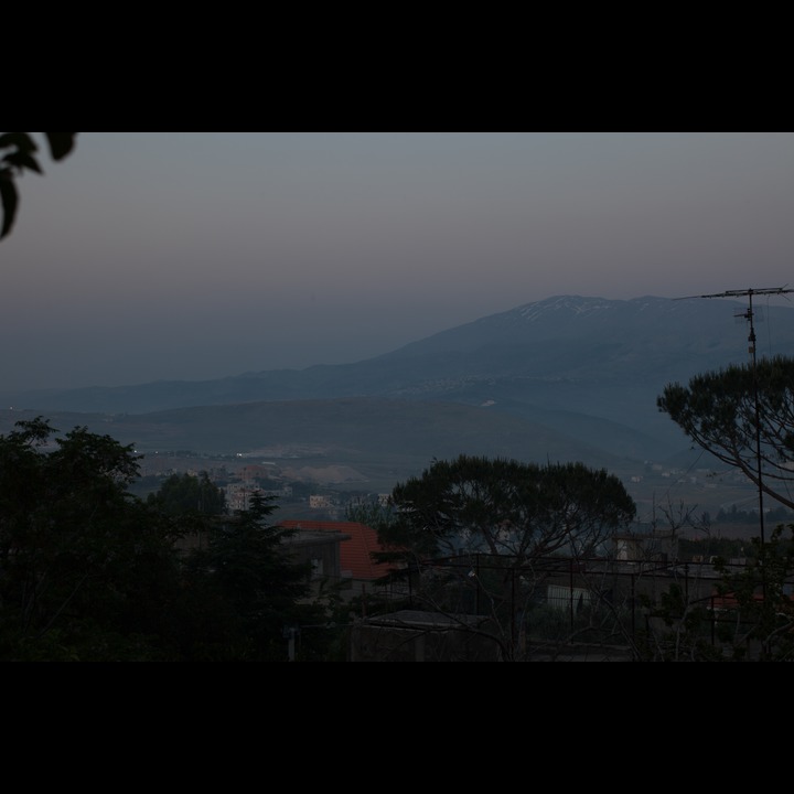 Mount Hermon (Jabal el Sheikh) at dusk