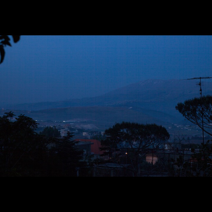 Mount Hermon (Jabal el Sheikh) at dusk