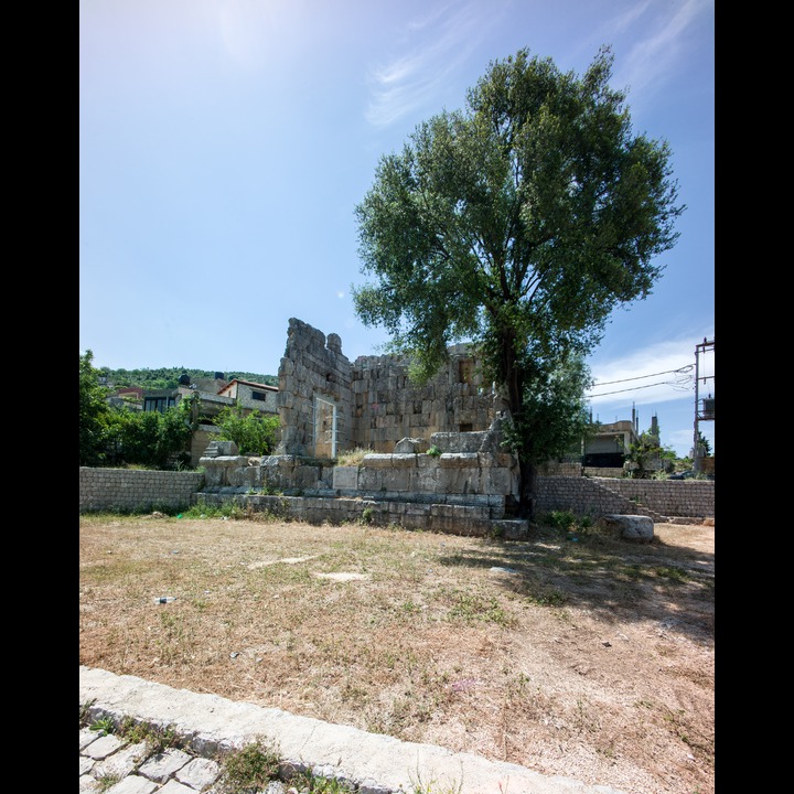 The Roman temple at Hebbariyeh