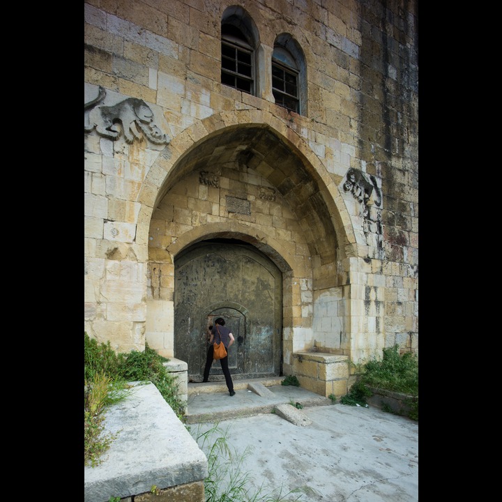 The original entrance to the fortress at Hasbaya