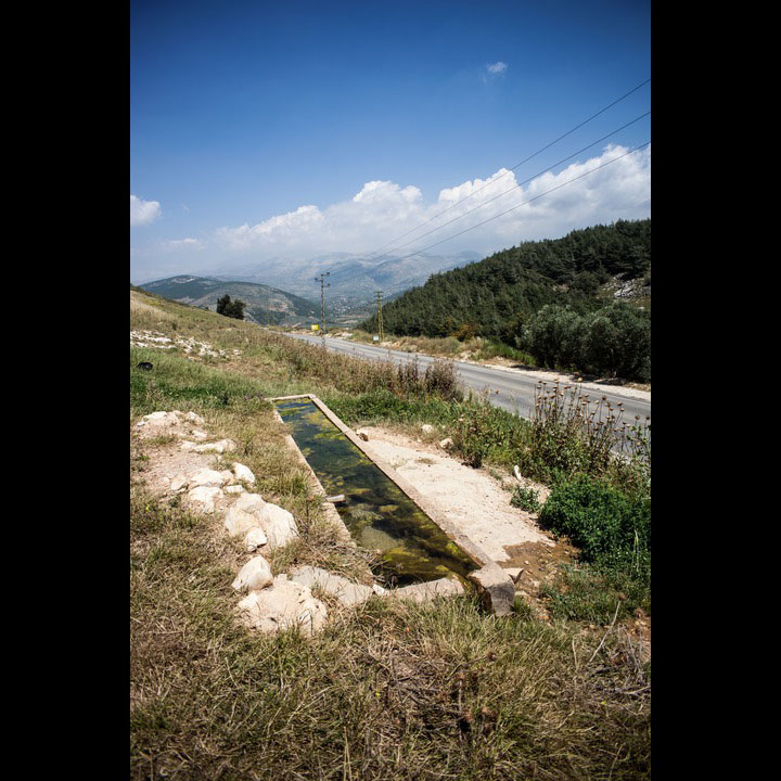 The Spring of the Mare (of St. George) on the Beqaa highway near Ibl el Saqi