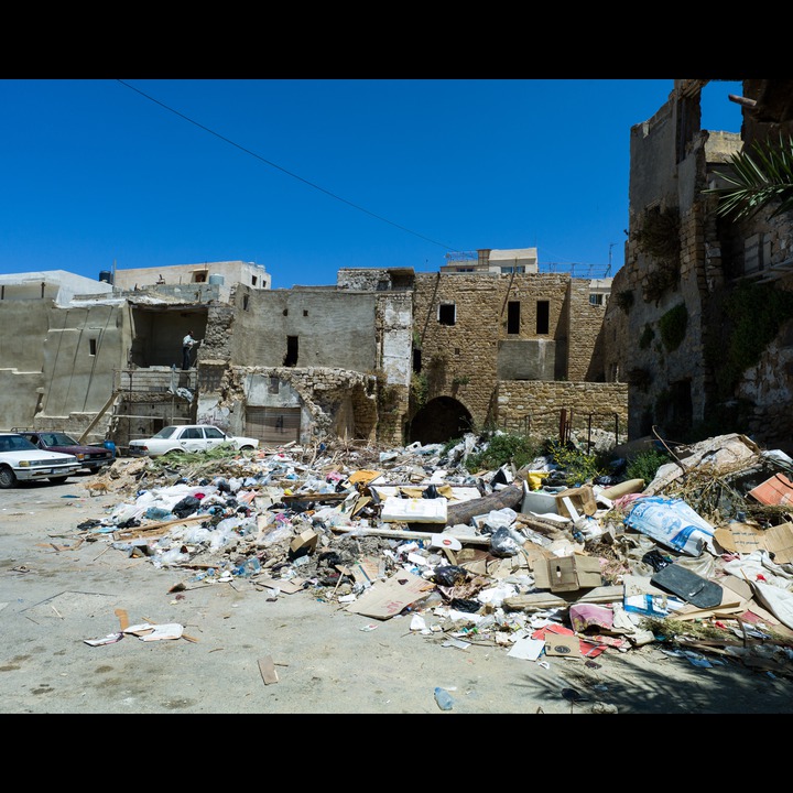 Houses being restore in Old Saida