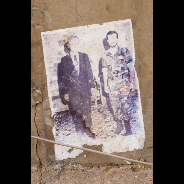 Hafez and Bassel al Assad in the Jewish Quarter in Old Saida