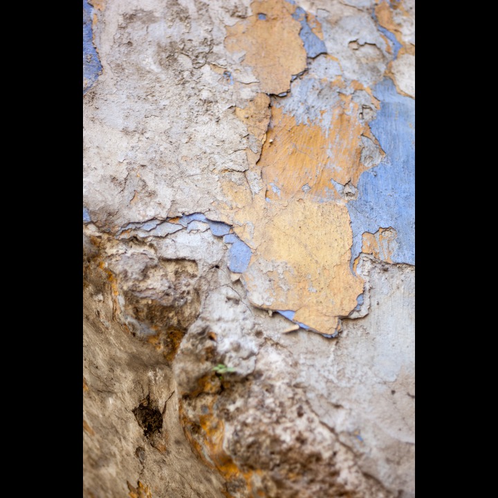 Layers of color on an arch in Old Saida