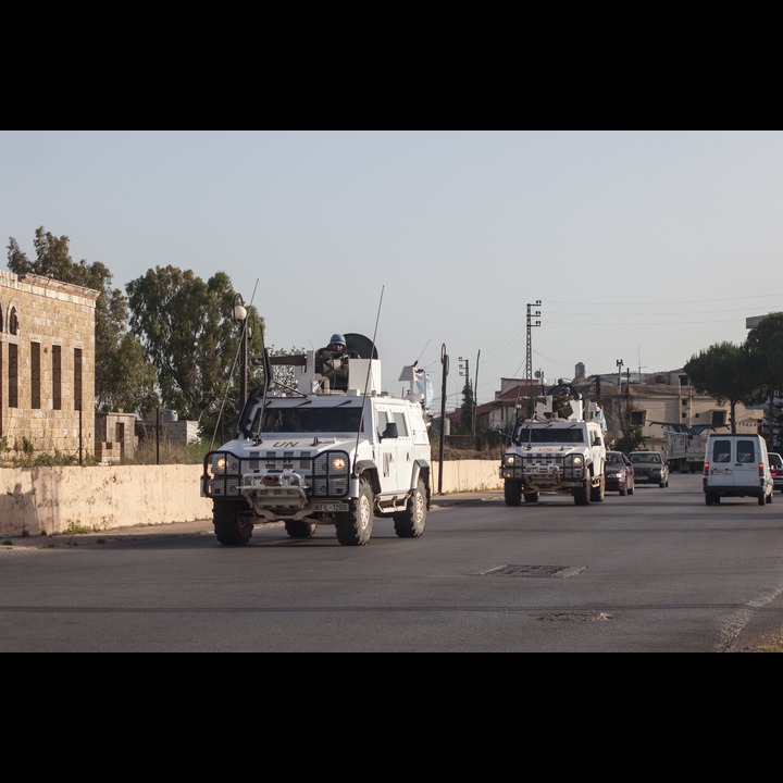 UNIFIL patrol at Qlaiaa