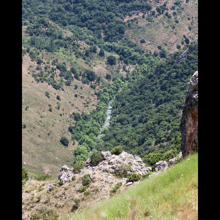 The Litani River below Beaufort Castle