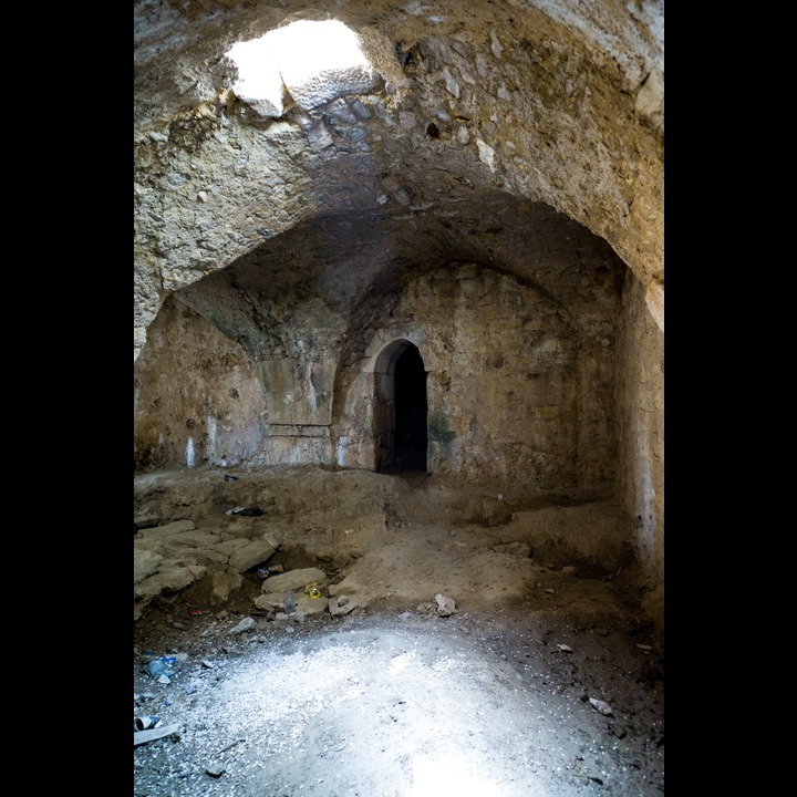 The entrance to a dungeon at Beaufort Castle