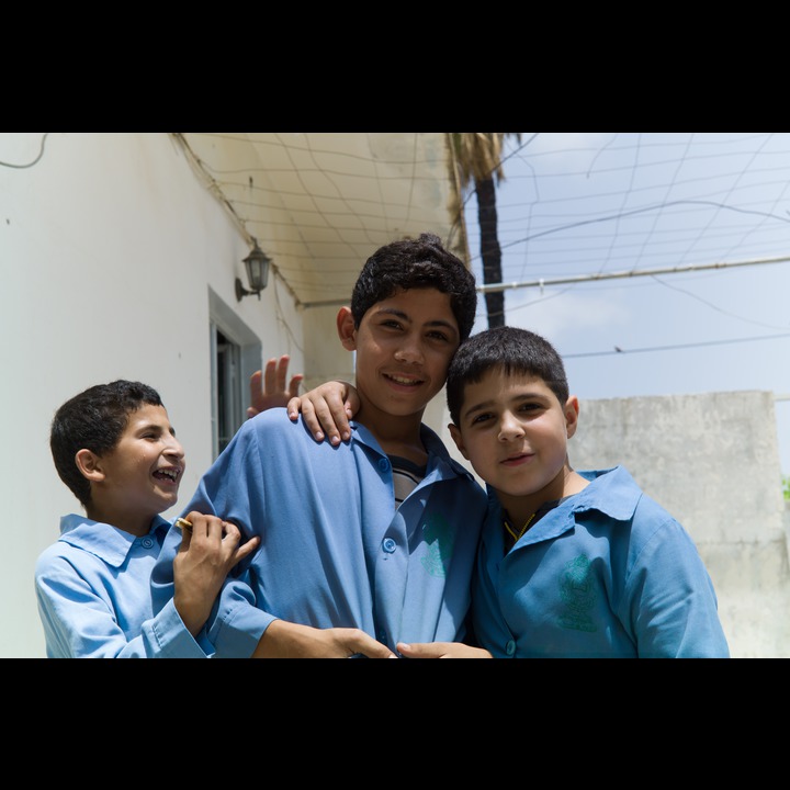 Schoolboys at Nabi Omran at Qleileh, south of Tyre