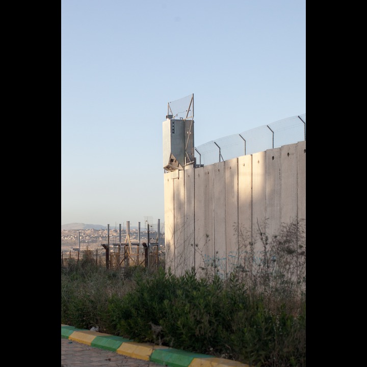 Surveillance tower at the north en of the Fatima Gate Wall