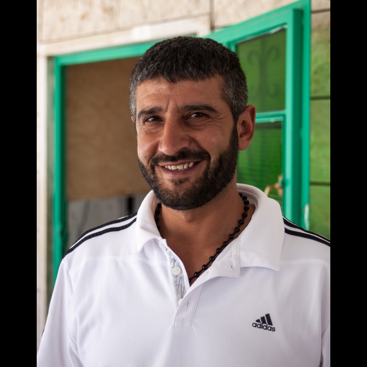 Ali Matar, caretaker of the Shrine of Khodr and the mosque in Yaroun