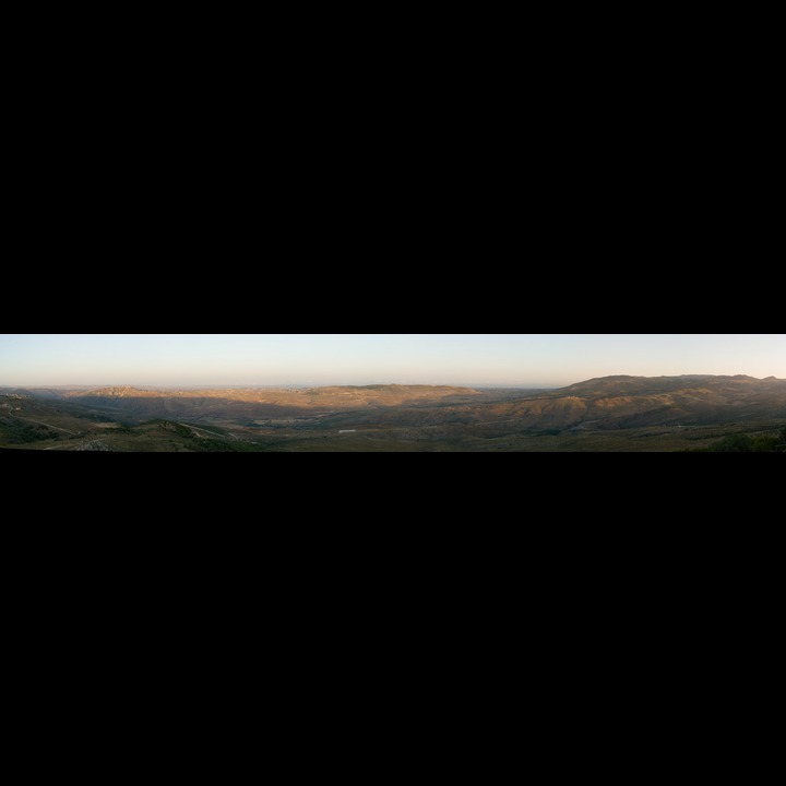 The Litani Valley at sunrise