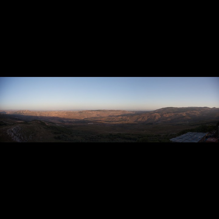 The Litani Valley at sunrise