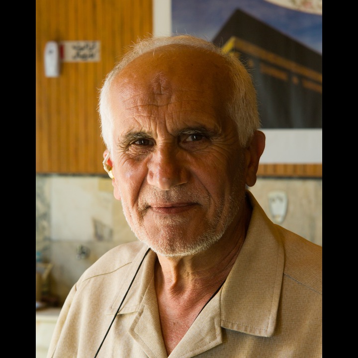 'Izzat Birjaui at the Khodr shrine in  Sarafand