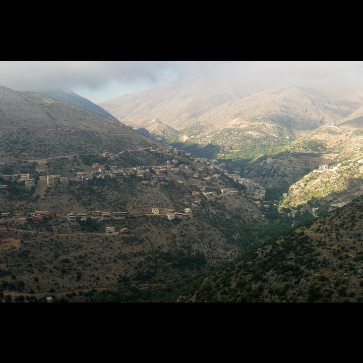 Chebaa village from the Chebaa - Kfar Shouba road