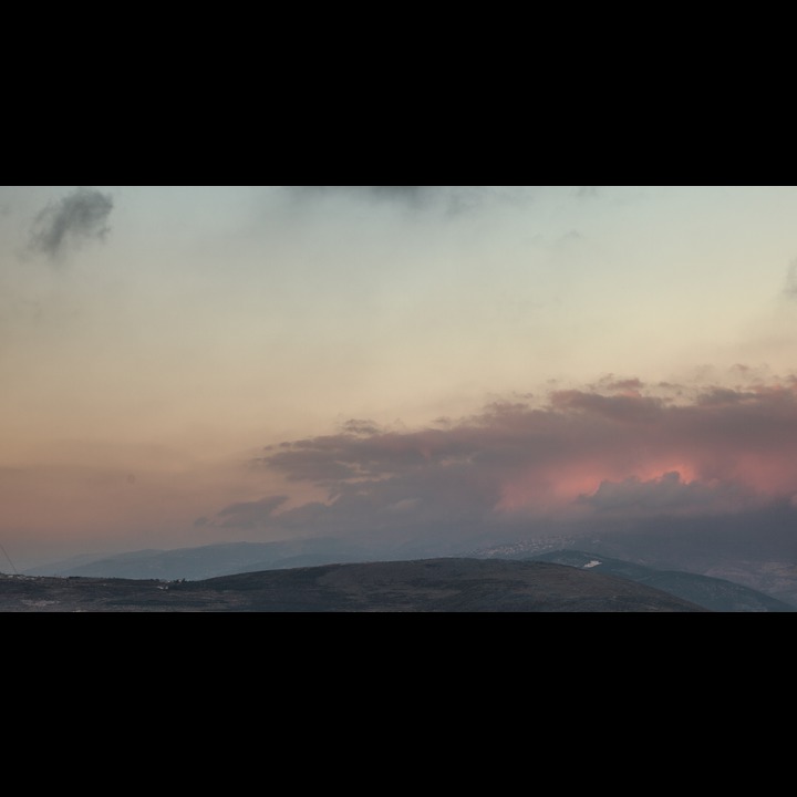 Mount Hermon at sunset