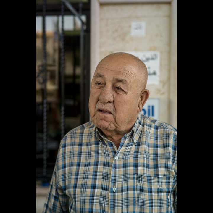 Mr. Kassem at the Kassem petrol station on the Marjaayoun-Ibl road