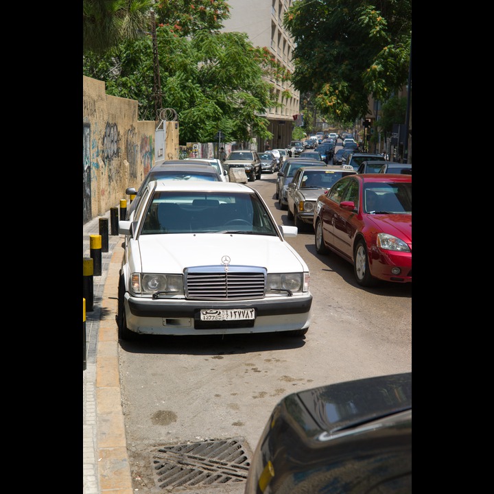 Syrian cars on Rue Kennedy
