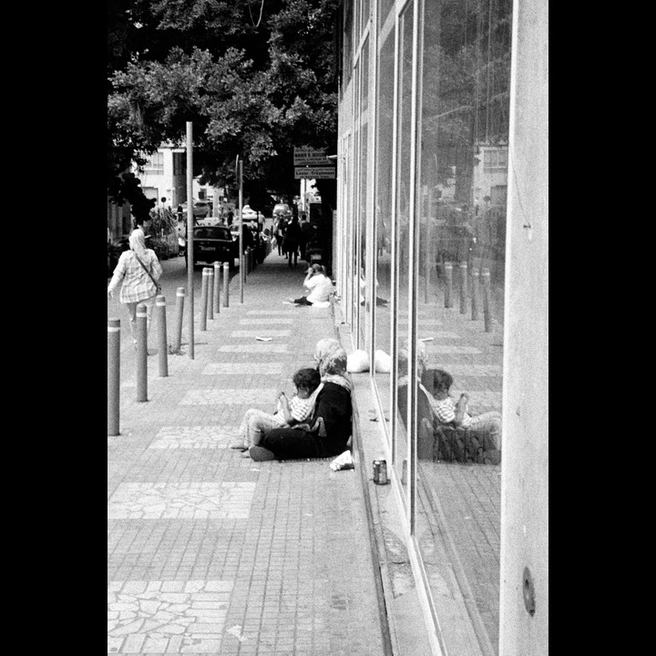 Beggars on Cairo Street by the AUB hospital