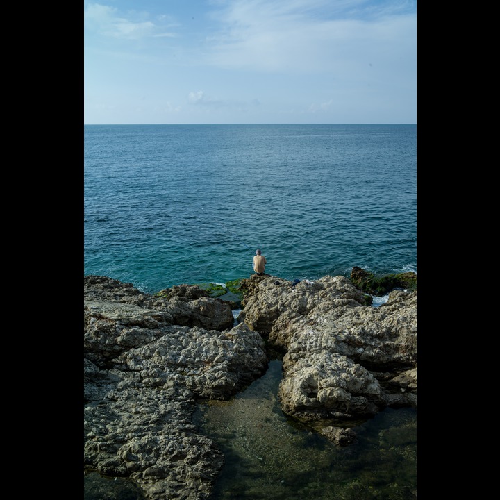 The obligatory picture of a fisherman on the Corniche