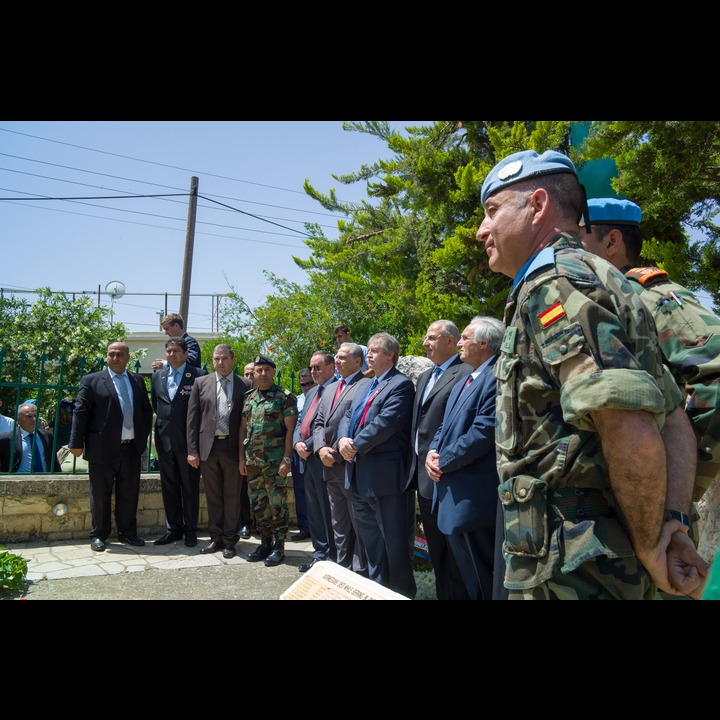 May 17, Norwegian Independence Day in Ibl el Saqi: At the memorial to the 21 NORBATT soldiers who died in South Lebanon