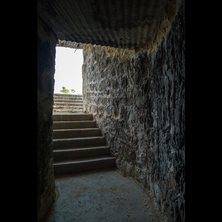 The English WWII subterranean hospital at the Marjaayoun near Khiam