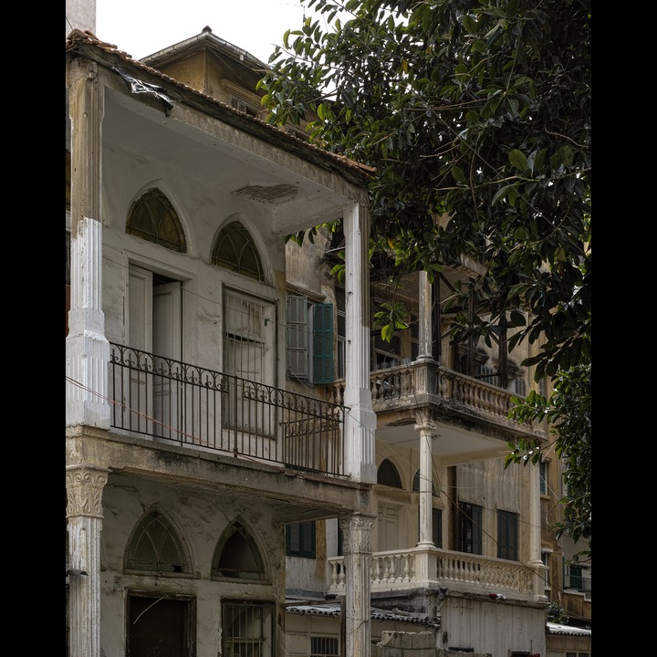 Old Ras Beirut houses on Rue Sidani