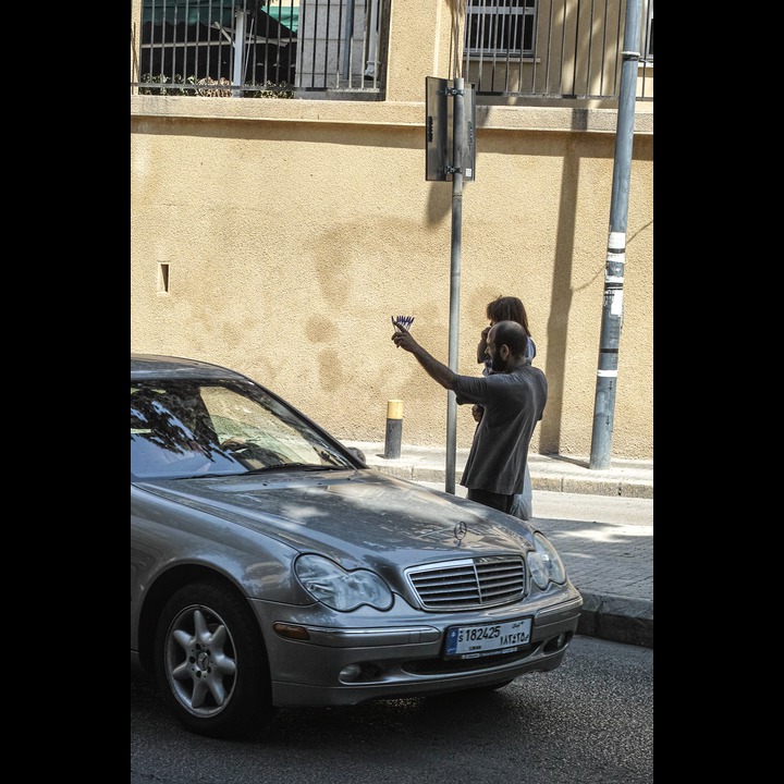 The seller of pens (Syrian refugee)