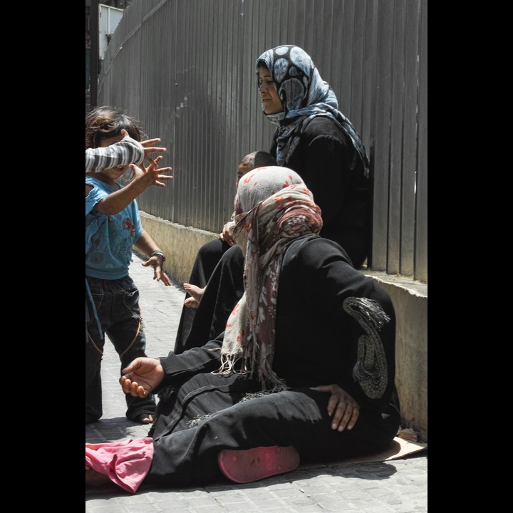 Beggars on Rue Cairo