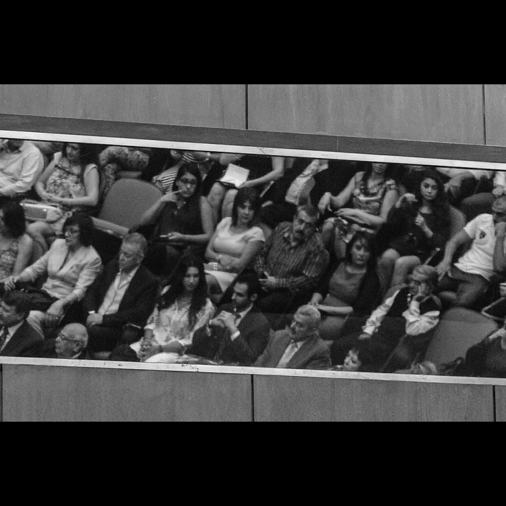 Families of AUB medical graduates at their 