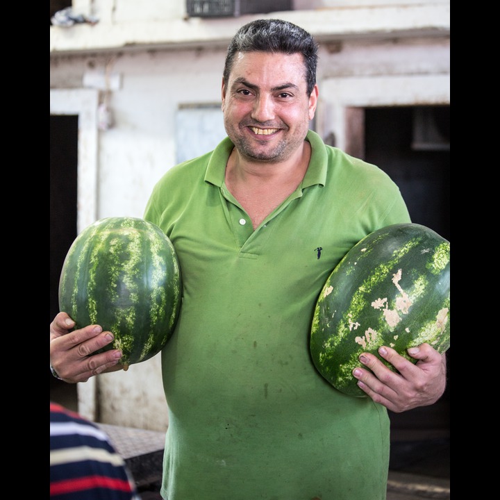 Watermelons - The Fruit and Vegetable Wholesale Market, Saida