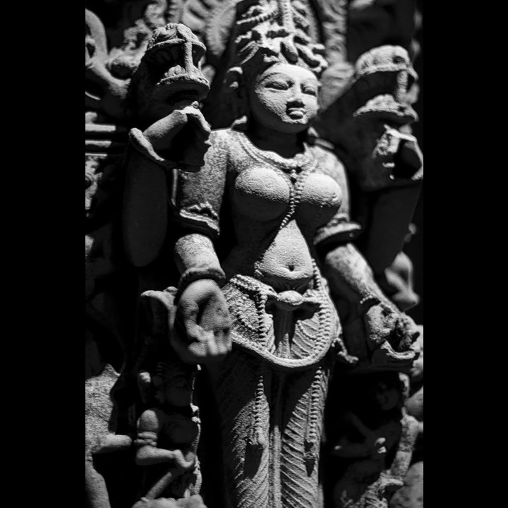  The goddess Siddha. Sandstone, Uttar Pradesh, 1000-1100. Ashmolean Museum
