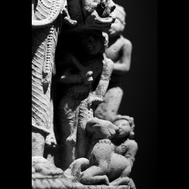 The goddess Siddha. Sandstone, Uttar Pradesh, 1000-1100. Ashmolean Museum