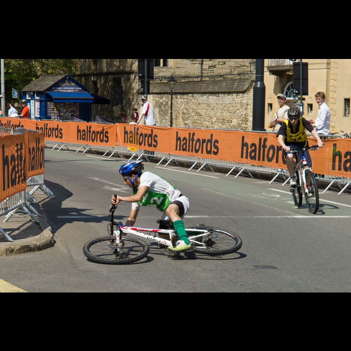 Cycling event on St. Giles